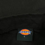 Dickies Short Sleeve Shirt - Large Black Cotton