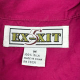 Ex-Xit Shirt - Medium Red Silk