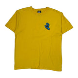 Youth Santa Cruz Graphic T-Shirt - XL Yellow Cotton