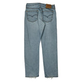 501 Levis Jeans - 31W 30L Light Wash Denim