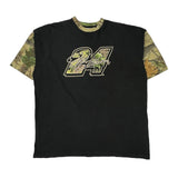 Number 24 Chase Authentics Camo T-Shirt - 2XL Black Cotton