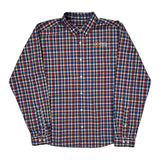 Pivot Energy Logo Patagonia Checked Shirt - Medium Multicoloured Cotton