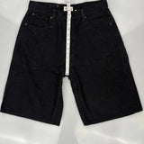 Members Property Denim Shorts - 36W 11L Black Cotton