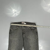 501 Levis Jeans - 34W 30L Grey Cotton