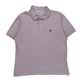 Lacoste Polo Shirt - XL Purple Cotton