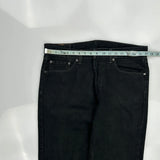 505 Levis Jeans - 34W 30L Black Cotton