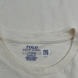 Polo By Ralph Lauren T-Shirt - Large Cream Cotton