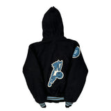 Rookie Of The Year 2015 Letterman Graphic Varsity Jacket - Small Blue Wool Blend
