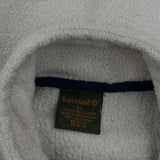 Timberland 1/4 Zip Fleece - XL Cream Polyester