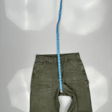 Carhartt Double Knee Carpenter Trousers - 29W 30L Green Cotton