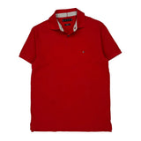 Tommy Hilfiger Polo Shirt - Small Red Cotton
