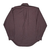 Ralph Lauren Checked Shirt - Medium Burgundy Cotton