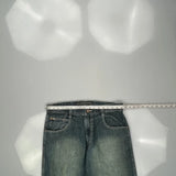 Southpole Wide Leg Jeans - 34W 31L Blue Cotton