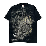 Demented & Deranged Ecko Unltd Graphic T-Shirt - Medium Black Cotton