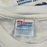 All American Bowl Hanes Graphic T-Shirt - Medium White Cotton