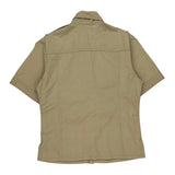 Levis Short Sleeve Shirt - Large Beige Cotton