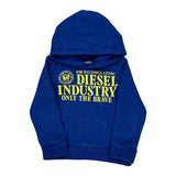 Age 4 Diesel Hoodie - XS Blue Cotton