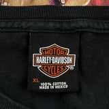 Las Vegas Harley Davidson Graphic T-Shirt - XL Black Cotton