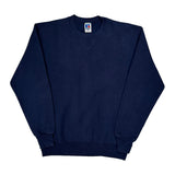 Made In USA Russell Athletic Sweatshirt - Medium Navy Cotton