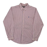 Ralph Lauren Striped Shirt - XL Red Cotton