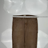 Schmidt Carpenter Pants - 38W 34L Brown Cotton