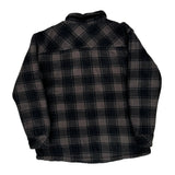 Dickies Checked Overshirt - Large Black Polyester