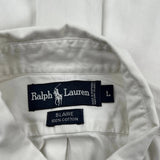 Blaire Shirt Ralph Lauren Shirt - Large White Cotton