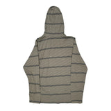 Oakley Striped Hoodie - Large Black Cotton