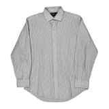 Polo By Ralph Lauren Striped Shirt - Large Blue Cotton