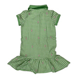 Age 4 Polo By Ralph Lauren Checked Dress - XS Green Cotton