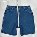 Dickies Denim Shorts - 36W 10L Blue Denim