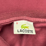 Lacoste Contrast Stitch Polo Shirt - Large Black Cotton