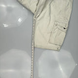 Levis Cargo Cargo Shorts - 34W 11L Beige Cotton