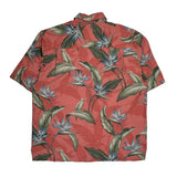 Jamaica Jaxx Floral Hawaiian Shirt - Large Multicoloured Silk