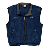 The North Face Fleece Vest - Large Blue Polyester