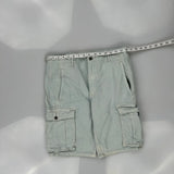 Unbranded Cargo Shorts - 32W 11L Grey Cotton