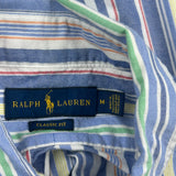 Ralph Lauren Striped Shirt - Medium Multicoloured Cotton
