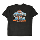Four Rivers Harley-Davidson Paducah, Ky Harley Davidson Graphic T-Shirt - XL Black Cotton