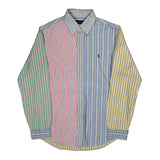 Ralph Lauren Striped Shirt - Medium Multicoloured Cotton
