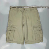 Levis Cargo Shorts - 34W 10L Beige Cotton