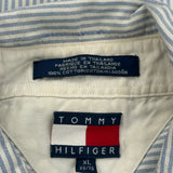 Tommy Hilfiger Striped Shirt - XL Blue Cotton