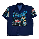 Stand By Me Print Jupiter Graphic Hawaiian Shirt - 2XL Multicoloured Polyester