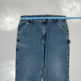 Carhartt Carpenter Jeans - 36W 31L Blue Cotton