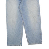 KIRKLAND Mens Loose Fit Blue Denim Jeans W38 L30 Casual Classic Cotton Blend Zip