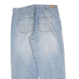 KIRKLAND Mens Loose Fit Blue Denim Jeans W38 L30 Casual Classic Cotton Blend Zip