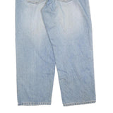 KIRKLAND Mens Loose Fit Blue Denim Jeans W38 L30 Casual Classic Cotton Blend Zip