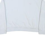 CHAMPION Womens White Crew Neck XL Cotton Blend Sweatshirt Casual Pullover