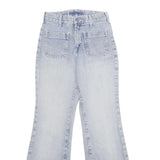 LEE COOPER Womens Jeans Light Blue Classic Wide-Leg Denim W24 L32 Comfort Fit