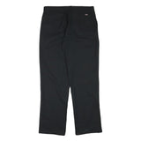 DICKIES Mens Regular Fit Black Cotton Blend Trousers W32 L31 Workwear Zip