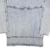COA Womens Blue Cotton Denim Jacket M Button Closure Casual Vintage Style